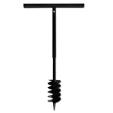 NNEVL Ground Drill with Handle 120 mm with Extension Tube 9 m Steel