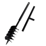 NNEVL Ground Drill with Handle 150 mm with Extension Tube 5 m Steel