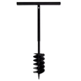 NNEVL Ground Drill with Handle 150 mm with Extension Tube 5 m Steel