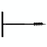 NNEVL Ground Drill with Handle 80 mm with Extension Tube 9 m Steel