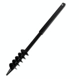 NNEVL Ground Drill with Handle 80 mm with Extension Tube 9 m Steel