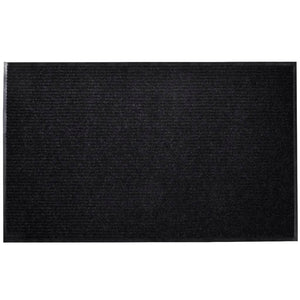 NNEVL Black PVC Door Mat 90 x 60 cm