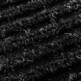 NNEVL Black PVC Door Mat 90 x 60 cm