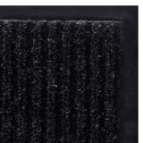 NNEVL Black PVC Door Mat 90 x 120 cm
