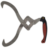 NNEVL 2 pcs Log Tongs with TPR Handle