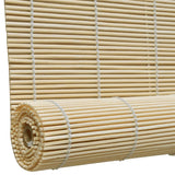 NNEVL Natural Bamboo Roller Blinds 100 x 160 cm