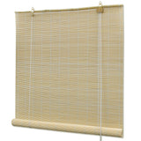 NNEVL Natural Bamboo Roller Blinds 120 x 160 cm