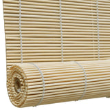 NNEVL Natural Bamboo Roller Blinds 120 x 160 cm