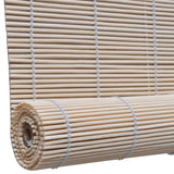 NNEVL Natural Bamboo Roller Blinds 140 x 160 cm