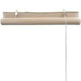 NNEVL Natural Bamboo Roller Blinds 140 x 160 cm