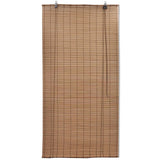 NNEVL Brown Bamboo Roller Blinds 140 x 160 cm