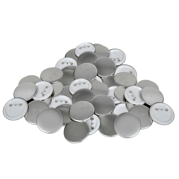 NNEVL 500 pcs PinBack Button Parts 25 mm