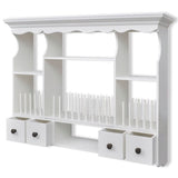 NNEVL Wooden Kitchen Wall Cabinet White