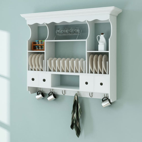 NNEVL Wooden Kitchen Wall Cabinet White