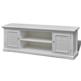 NNEVL TV Stand White Wood