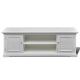 NNEVL TV Stand White Wood