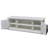 NNEVL TV Stand White Wood