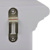 NNEVL Wooden Kitchen Wall Cabinet with Glass Door White