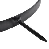 NNEVL 5 pcs Lawn Aerator Clamp with Spikes Dia. 30 cm