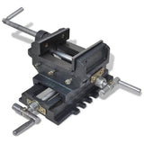 NNEVL Manually Operated Cross Slide Drill Press Vice 78 mm