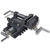 NNEVL Manually Operated Cross Slide Drill Press Vice 78 mm