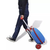 NNEVL Scooter with Trolley Case for Children Blue