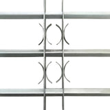NNEVL Adjustable Security Grille for Windows with 3 Crossbars 500-650 mm