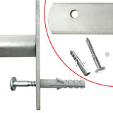 NNEVL Adjustable Security Grille for Windows with 3 Crossbars 500-650 mm