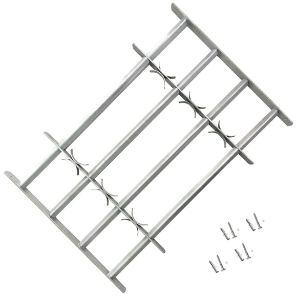 NNEVL Adjustable Security Grille for Windows with 4 Crossbars 1000-1500 mm