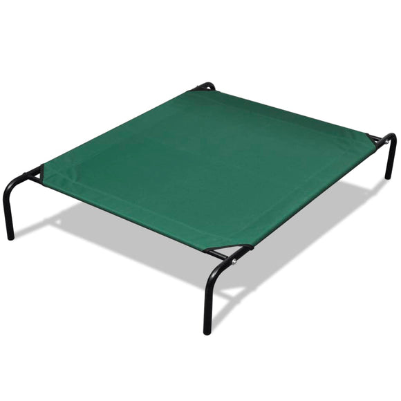 NNEVL Elevated Pet Bed with Steel Frame 90 x 60 cm