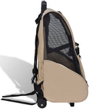 NNEVL Multipurpose Pet Trolley Beige Foldable