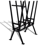 NNEVL Black Powder-Coated Saw Horse for Woodworking