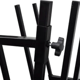 NNEVL Black Powder-Coated Saw Horse for Woodworking