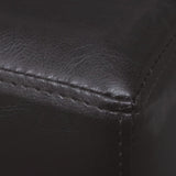 NNEVL Bench 139.5 cm Dark Brown Faux Leather