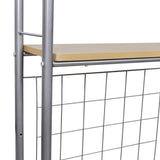 NNEVL Foldable Breakfast Bar Set with 2 Chairs