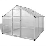 NNEVL Reinforced Aluminium Greenhouse with Base Frame 6.05 m²