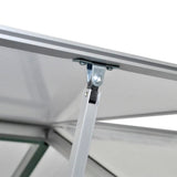 NNEVL Reinforced Aluminium Greenhouse with Base Frame 6.05 m²
