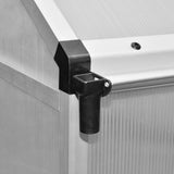 NNEVL Reinforced Aluminium Greenhouse with Base Frame 6.05 m²
