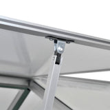 NNEVL Reinforced Aluminium Greenhouse with Base Frame 7.55 m²