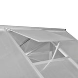 NNEVL Reinforced Aluminium Greenhouse with Base Frame 7.55 m²