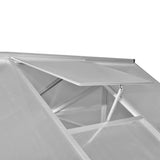 NNEVL Reinforced Aluminium Greenhouse with Base Frame 9.025 m²