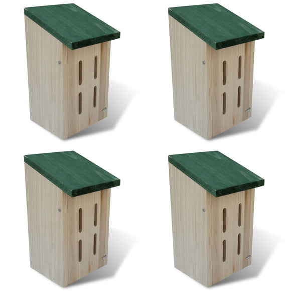NNEVL Butterfly House 14x15x22 cm Set of 4