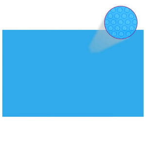 NNEVL Rectangular Pool Cover 260 x 160 cm PE Blue