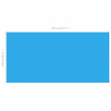 NNEVL Rectangular Pool Cover 450 x 220 cm PE Blue