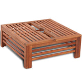 NNEVL Wooden Parasol Stand Cover