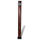NNEVL 1.96 m Pool Solar Shower with Faux Wood Finish