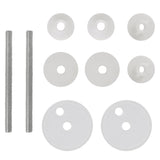 NNEVL Toilet Seats with Hard Close Lids MDF Old Wood