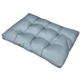 NNEVL Grey Upholstered Seat Cushion 120 x 80 x 10 cm