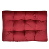 NNEVL Wine Red Upholstered Seat Cushion 120 x 80 x 10 cm