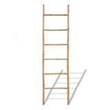 NNEVL Bamboo Towel Ladder with 6 Rungs